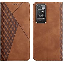 Housse Portefeuille Xiaomi Redmi 10 - Cuir PU, Fermeture Magnétique, Porte-Cartes - Noir