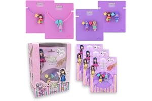 #sbabam Funny Box Pulsera Santoro Gorjuss, Pulseras Niña con Charm, 3 Bolsitas, Juegos para Niños de Quiosco, Pulsera Niña Personalizable para Fijar en Estuche, Mochila o Bolso