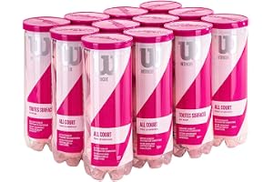 Wilson Intrigue All Court rosa tennisbollar (1/2 fodral)