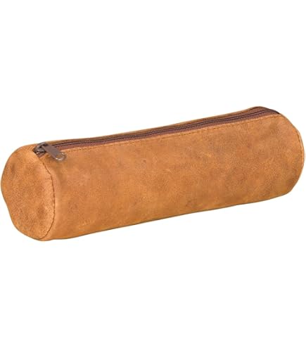 Pennenetui van echt leer, zwart pennenetui ca. 21 x 6 cm, etui Pennenetui van echt leer, zwart pennenetui ca. 21 x 6 cm, etui