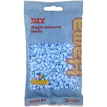 Sachet Hama Midi 1000 Perles Bleu Néon – Loisirs Créatifs, Mosaïque, Repassage, Dès 5 Ans, 5 Mm