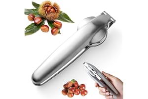 Phitihui Abridor Castañas, Cortador de Castañas, Tenazas para Corta Castañas, Abre Pinzas Pelador de Castañas, Cascanueces Acero Inoxidable, Chestnut Cutter Opener, Herramientas de Cocina