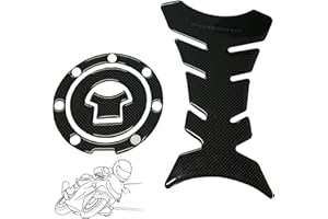 QIUMING Paraserbatoio Tank Pad Adesivo 3D Adesivo Serbatoio Moto Protezione per serbatoio del gas Autoadesivo del carro armato del motociclo per spargitori Moto Tutti Terrain Scooter Serbatoi di carburante