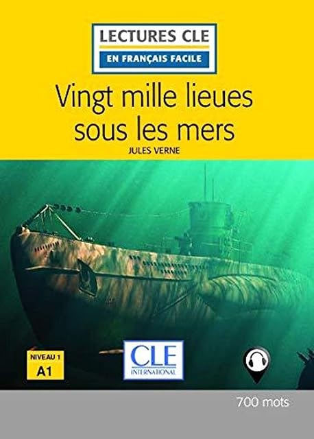 Portada de 20 000 lieues sous les mers - Livre + audio online