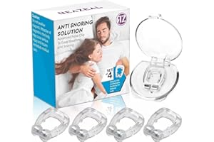 GAIN Antirronquidos Para Dormir, Dilatadores Nasales, Antirronquidos Nariz,Dilatadores Nasales De Silicona,Alivio Profesional De Alivio De Ronco Para Dormir,Mejora La RespiracióN,Para Ayudar a Dormir-4pc