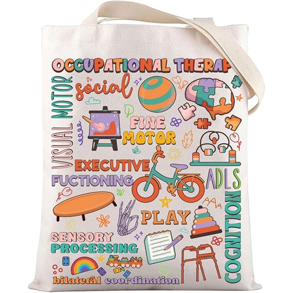 Niedliche Make-up-Tasche 'Occupational Therapy' – Geschenk Für Therapeutinnen, OT-Fans & Gesundheitsberufe