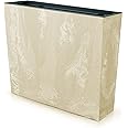 URBNLIVING XXL Concrete Effect Rectangle Planter Space Partition Indoor or Outdoor Pot (Cream)