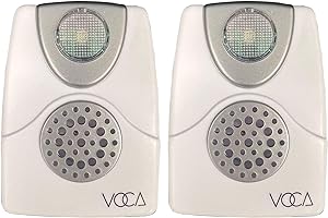 VOCA Telephone Ringer Amplifier, Boost up to 105db with LED Light Notification for Landline Phones, Wall Mountable, Ideal for Noisy and Hearing-Impaired Environments (RA01 x 2)