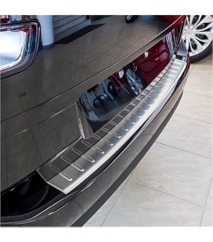Protection Pare-chocs Arrière Porsche Macan (2014+) - Acier Inoxydable Chromé, Anti-rayures | Installation Facile Avec Adhésif 3M - 11