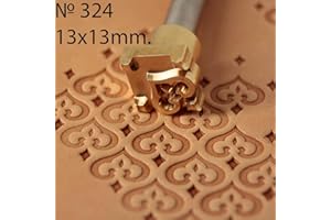 FEISINA DandS Ltd - Herramienta de sello para manualidades de cuero, latón, 24 unidades, TAMPON para manualidades de cuero