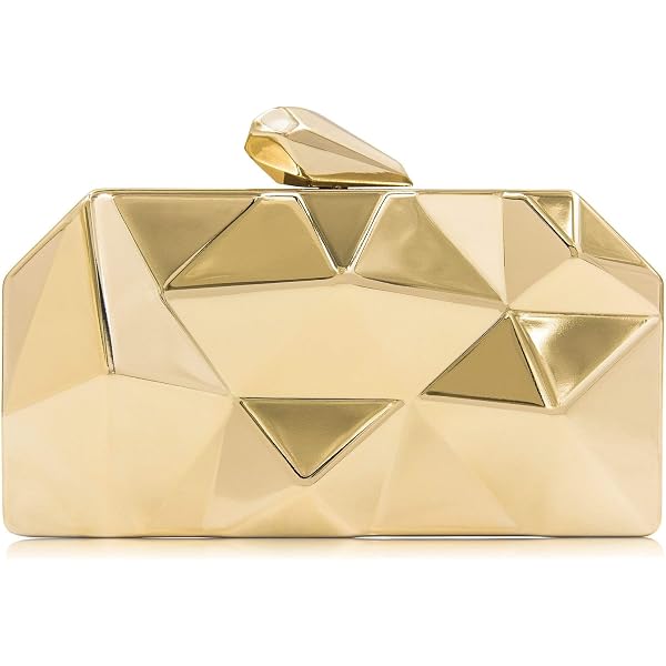 Borse da donna con manico in metallo con pochette piccola