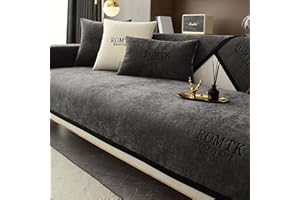 MTHGH Sofabezug Sofaschoner L Form u Form Ecksofa Anti-rutsch Couchschoner Couch Katze Hund Decke Überzug Sofaschutz Sofahusse Wasserdicht,darkgray-90x120cm