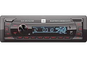 JBL Autoradio Bluetooth Celebrity 100 by Harman Kardon, Radio Macchina 1 DIN Universale con Vivavoce Stereo Bluetooth Auto, Display Rimovibile, 4x50W, USB, SD e AUX