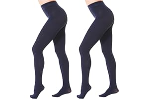 EVERSWE 2 Pairs Pack Women's Opaque Tights