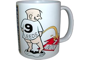 Wee On Funny Football Team Shirt Leeds Manchester Fan Rivalry Tea Coffee Mug (Leeds (weeing on United))