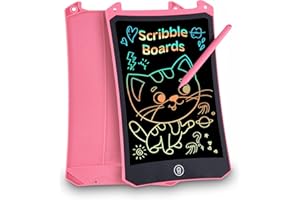 ‎PINKCAT Maltafel Zaubertafel,PINKCAT LCD Schreibtafel Kinder 8,5 Zoll Spielzeug ab 2 3 4 5 6 7 Jahre Mal Tablet Lernspiele Beschäftigung Autofahrt Magnet Spiel Wassermalbuch Mädchen Weihnachten Geschenke