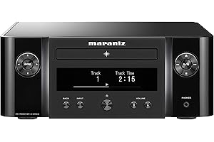 Marantz X - MCR612 HiFi Amplifier, Bluetooth Receiver with CD-Player, DAB+ Radio, Music Streaming, HEOS Multiroom, AirPlay 2, Google Assistant/Siri/Alexa Compatible, 2 TV-inputs - Black