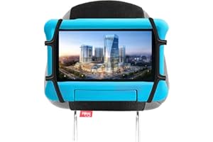 Hikig Support Tablette Voiture - 4,4 à 12 Pouces Extensible Support de l'appuie-tête de Voiture Rotation à 360°pour iPad 2/3/4/5/6, iPad mini/Air/Pro, Samsung Galaxy Tab, Switch, iPhone, Android Phone