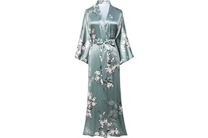 BABEYOND Kimono szlafrok kimono paw kimono szlafrok kimono kardigany dla kobiet ślub dziewczyna bonding party piżama 135 cm