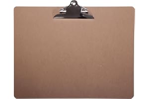 MAUL Tablica z Klipsem A3 MAULclassic Drewniana Deska z Klipsem w Formacie Poziomym Din A3 Stabilna Podkładka z Klipsem do Zawieszenia z Klipsem w Stylu Vintage Podkładka do Biura, Kuchni I