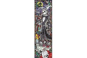 Leezeshaw 5D DIY pintura de diamante por número Kits de pintura de diamantes de imitación sin fama cuadros para decoración del hogar - Jack & Sally (30 x 90 cm)