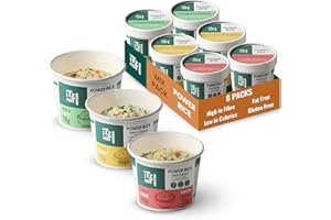 iTz noT Instant Protein Rice Pot Variety Pack | 20g Plant-Based Protein, 10g Fibre | Vegan, Low Carb, Gluten-Free & Keto | Ready Meal in 5 Mins | Healthy On-the-Go Lunch | 110g Pots (Pack of 6)