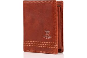 MATADOR Brieftasche Herren Echt Leder Geldbörse Männer Karten Portemonnaie Men Wallet mit TüV Geprüfter RFID Schutz Münzfach