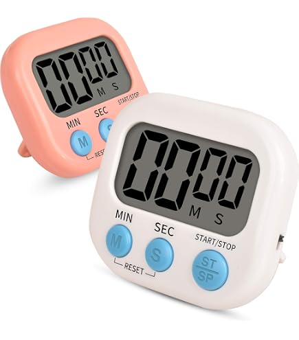 Küchentimer Von Tanmalan – Großes Display, Lauter Alarm, Magnetisch, Countdown/Count-up Bis 99 Min.