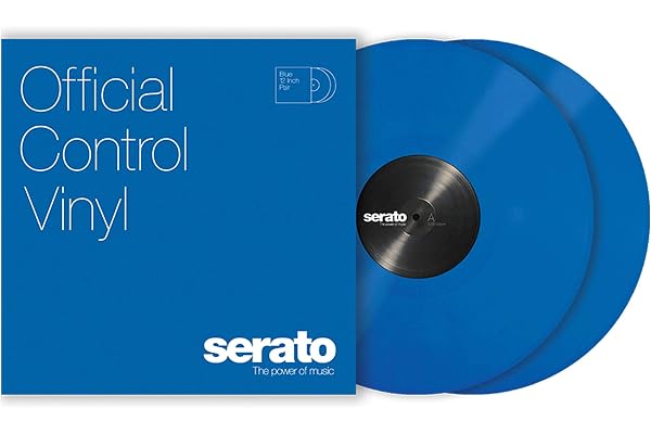 Serato SCV-PS-BLU-2 Contrôle Vinyle Bleu