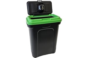 HH Home Hut 35L Large Pet Food Container Dog Cat Animal Storage Bin 16KG Dry Feed 23KG Seed Including Air Tight Seal