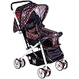 Mee Mee Advanced Baby Pram Stroller 0 to 3 Years | 3 Recline Position with Reversible Handle | Rotational Wheels | Multiple Seating Positions with Adjustable Canopy | Stroller for Toddlers (Black)