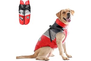 AISUOWA Cappottino Cane: Cappottini per Cani Piccola taglia Impermeabile Giubbotto - Cappotto Cane con Pettorina Adatto Invernale