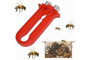 RAKIUTY Cadre Tendeur de Fil, Outil D'Apiculture Tendeur de Fil, Sertisseur Outil, Apiculture Equipements, pour Les apiculteurs, Rouge