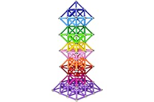 BEICARIN 204 sztuki magnetycznych klocków, zabawki, magnetyczne zabawki edukacyjne, bloki magnetyczne, zestaw zabawek dla dzieci i dorosłych, nietoksyczne zabawki budowlane, puzzle 3D z torbą do przechowywania