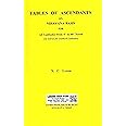 Lahiri Table of Ascendants on Nirayana Basis [Paperback] NC Lahiri