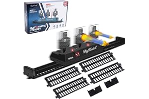 DigHealth Mobil Zielscheibe für Nerf, Elektronische Digitale Zielscheibe mit Spur, Automatische Rücksetzung Zielscheibe mit Hellem Soundeffekt für N-Strike Elite/Mega/Rival Series