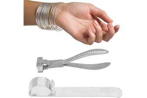 TOPYOND Herramientas Para Hacer Pulseras Acero Joyas, Máquina Dobladora De Anillos Manual, Alicate Curvo De Acero Inoxidable, Herramienta De Apalancamiento, Accesorios Para Equipos De Fabricación De Pulseras