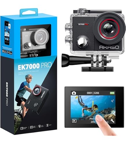 Denver Electronics ACK8064 Sportcamera 4K - Grijs Met Waterdichte Behuizing