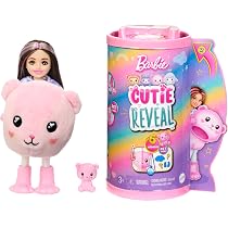 Barbie Pop Reveal Chelsea – Série Treat – 5 Surprises, Poupée Parfumée, Animal Pop-It, Changement De Couleur – Dès 3 Ans