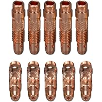 Mandrin Porte-électrode Tungstène Pour Torche TIG WP17 WP18 WP26 - Tailles 1.0 à 3.2 Mm - En Cuivre Haute Conductivité