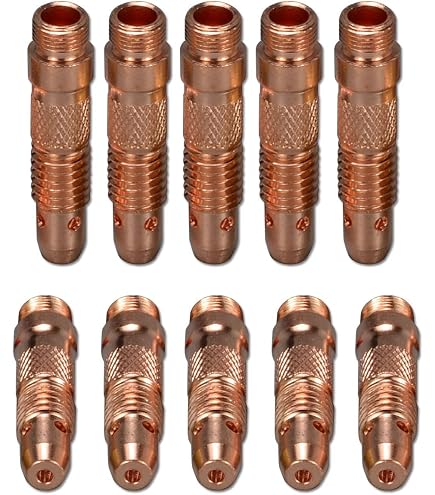 10 X Spannhülsen 2,4 Mm – Code 13N23, Aus Kupfer, Für WP-9, WP-20, WP-25 WIG/TIG Schweißbrenner