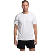 DANISH ENDURANCE Men's Training T-Shirts, Mesh Running Shirt, Lightweight and Odor Resistant, 1 or 2 T-Shirts.