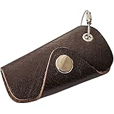 LA CHUECA POLO Organizador de llaves de Bolsillo Llavero de Cuero Genuino Funda protectora de Piel 100% auténtica