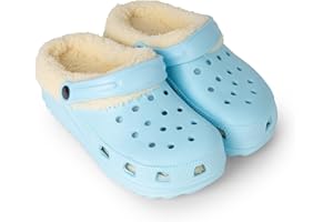 BESCH Zuecos Mujer Invierno – Forro Polar Suave y Suela Antideslizante para Casa o Exterior