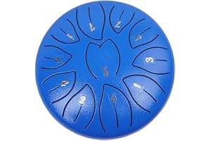 ITRIMAKA Rain Drum for Outside Garden, 2024 New Rain Drum for Rain, Steel Tongue Drum Rain Chime, 6.49 Inches 11 Notes Small Handpan Drum Instrument