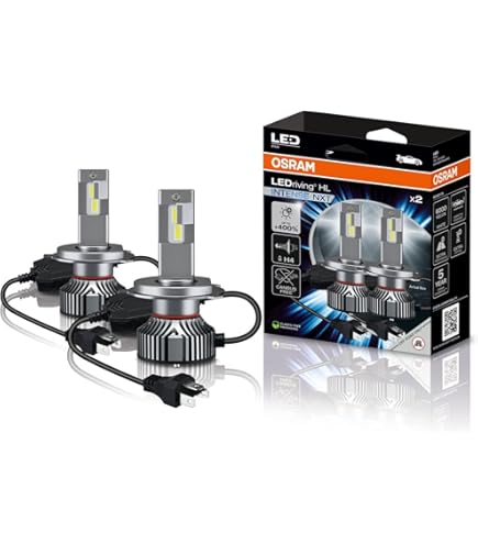 Lampada LED Osram Ledriving HL Easy H4/H19 - Plug & Play, Bianco Freddo, Per Auto E Moto - Foto 13
