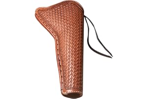 ‎HULARA Hulara Leder Western Gun Holster Fits Colt Uberti Pietta Traditionen Schwarzpulver Modell 1851 1861 Navy 1860 Armee Ruger Old Army Cowboy Holster für Revolver 7 bis 8 Zoll
