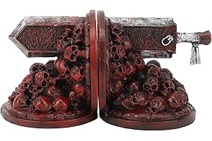 ITONASH Serre-livres Berserk, Résine Vintage Décoratifs Serre-livres Antidérapant Furious Dragon Slayer Serre-livres, Serre-livres Unique Ornement pour la Décoration de Bureau