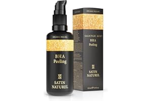 SATINNATUREL Satin Naturel Exfoliante Facial BHA con Ácido Salicílico y Aloe Vera 100ml – Anti Puntos Negros, Imperfecciones y Manchas, Hidratante y Nutritivo