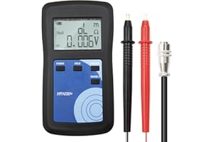 Housiwill YR1030 Testeur de Piles, Universel 4-Wire Testeur Electrique pour Toutes Les Piles, Professionnel Testeur de Batterie à RéSistance Interne pour Piles AAA, AA, C, 18650, AG10 Bouton Piles